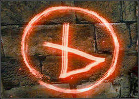 The Rune of Time (resembles an open hourglass or a chalice) - The Gargoyle Contract | Common side missions - Side missions - Common - The Witcher 2 Assassins of Kings Guide