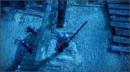 If you deny that the amulet has magic properties, Newboy will wear full armour during the assault - The Dungeons of the La Valettes (step 6) - Main missions - The Witcher 2 Assassins of Kings Guide