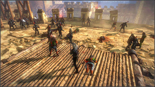 The siege is in progress - At the Fore - Main missions - The Witcher 2 Assassins of Kings Guide