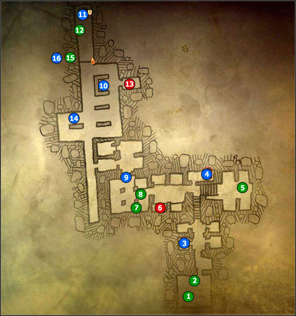 1 - M5 Castle Dungeons; M6 Basement - Maps - The Witcher 2 Assassins of Kings Guide