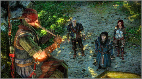 Roche is uncertain of commander Loredo, the ruler of Flotsam, and decides to avoid the port and moor at a shore nearby the city (M8, 1) - A Rough Landing - Main missions - The Witcher 2 Assassins of Kings Guide