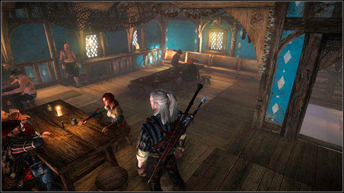 You can return to Triss and give her the flower - you will find her in the tavern (M7, 3) - The Rose of Remembrance - Main missions - The Witcher 2 Assassins of Kings Guide