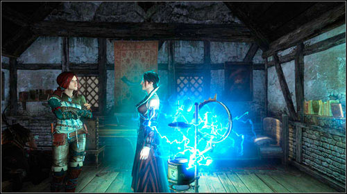 Through the hole in the wall you will see a prostitute in the neighbouring room - Where is Triss Merigold? | Act I main missions - Main missions - The Witcher 2 Assassins of Kings Guide