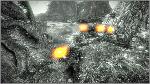 If you had helped Iorweth during The Assassins of Kings and saw a massacre in town, you will note blood trails going both towards the woods as well as inside the city - Where is Triss Merigold? | Act I main missions - Main missions - The Witcher 2 Assassins of Kings Guide