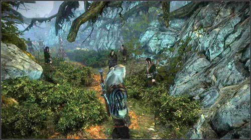 If you decided to take the Scoiatael path, head to the meeting point in the depth of the woods (M8, 23) - The Floating Prison - Main missions - The Witcher 2 Assassins of Kings Guide