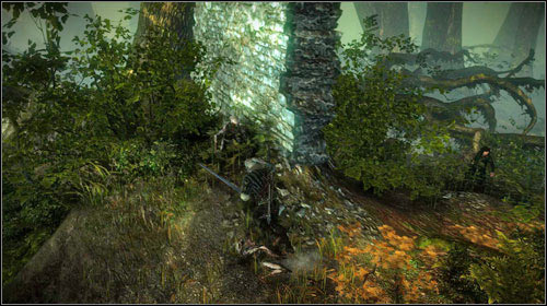 You wont be able to learn too much, apart from the fact that Ruperts friend Gridley stayed in the ruins, as you will be attacked by Crazed Nekkers - In the Claws of Madness (steps 1-7) - Side missions - The Witcher 2 Assassins of Kings Guide