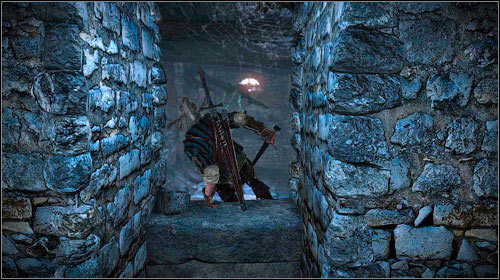 Going right is impossible because of the fire, so go to the end of the corridor - In the Claws of Madness (steps 1-7) - Side missions - The Witcher 2 Assassins of Kings Guide