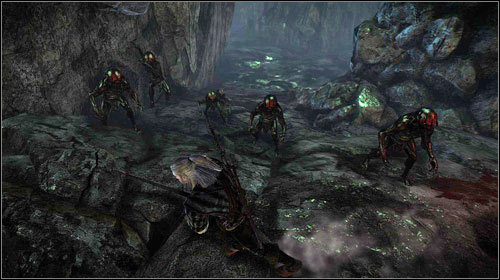 You can drink it at once or after defeating the big group of Nekkers (M9, 2) waiting for you inside - Malena - Side missions - The Witcher 2 Assassins of Kings Guide