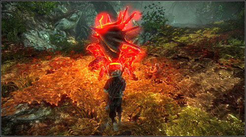 Eye of Aracha (M8, 21) can be acquired only in the further part of the game in The Assassins of Kings, during the meeting with Iorweth - Meliteles Heart | Act I side missions - Side missions - The Witcher 2 Assassins of Kings Guide