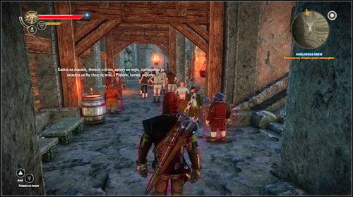 Head to the Castle of the Three Fathers (M15, 4) to find a crowd - Royal Blood - Main missions - The Witcher 2 Assassins of Kings Guide