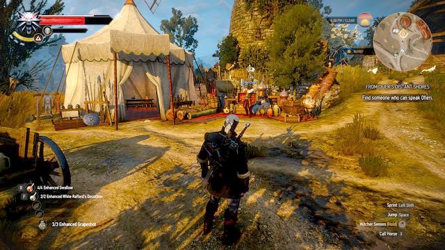 Talk to Ofieri merchant - The Witcher 3: From Ofiers Distant Shores - The Witcher 3: Treasure hunts - The Witcher 3 Wild Hunt Guide