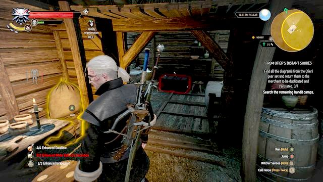 The chest hidden in a house - The Witcher 3: From Ofiers Distant Shores - The Witcher 3: Treasure hunts - The Witcher 3 Wild Hunt Guide