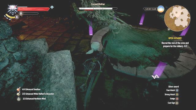 The boss - Nightwraith - The Witcher 3: The Cursed Chapel - The Witcher 3: Treasure hunts - The Witcher 3 Wild Hunt Guide