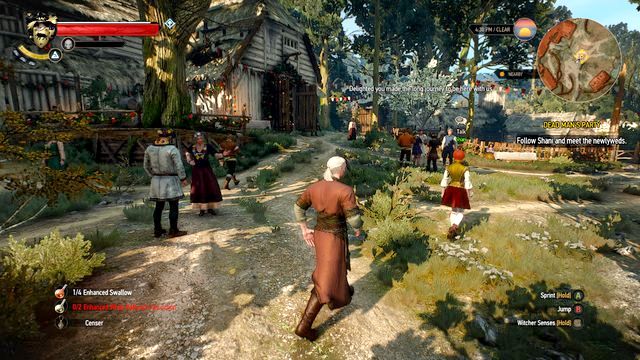 You must participate in all available activities during the wedding - The Witcher 3: Dead Mans Party - The Witcher 3: Main quests - The Witcher 3 Wild Hunt Guide