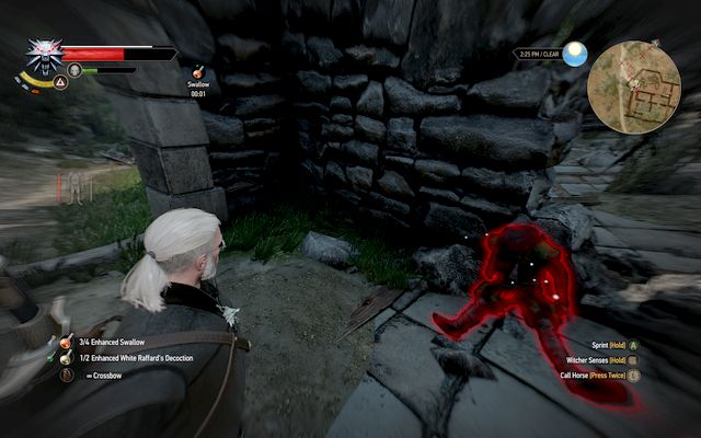 Body at the entrance - The Witcher 3: The Royal Air Force - The Witcher 3: Treasure hunts - The Witcher 3 Wild Hunt Guide