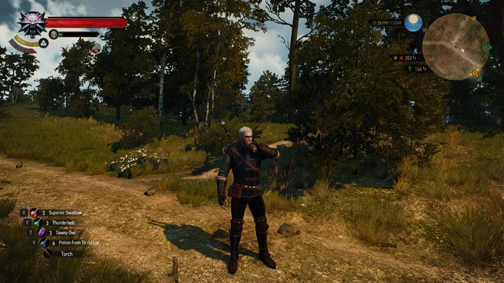 From now on, drinking potions, eating, gathering herbs, oiling the blades, mending and improving the swords and armor, as well as opening containers are now preceded with a proper animation - The Witcher 3 Wild Hunt: Extra Animations - installation - The Witcher 3: The best mods - The Witcher 3 Wild Hunt Guide