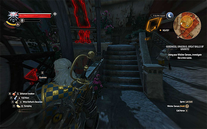 Remain near the monument and activate the Witcher Senses - Smaller quests - Side quests - The Witcher 3: Blood and Wine Game Guide