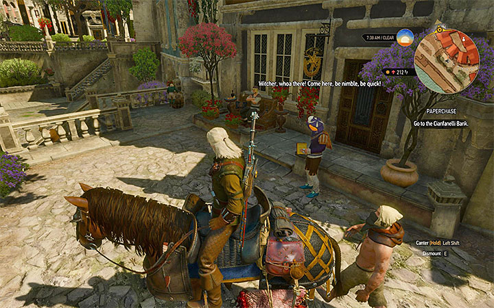 Le Papillon will be standing next to the closed barber shop - Smaller quests - Side quests - The Witcher 3: Blood and Wine Game Guide