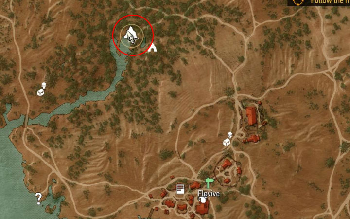 Use Witcher senses to locate the monster footprints - they will look different than humans - Contract: The Tufo Monster - shaelmaar contract - Witcher contracts and Treasure hunts quests - The Witcher 3: Blood and Wine Game Guide