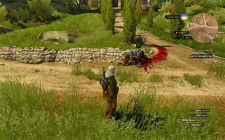 Gaston can be found next to the road leading to the property. - Extreme Cosplay - Side quests - The Witcher 3: Blood and Wine Game Guide