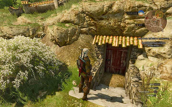 Entrance to the warehouse - Wine Wars - group of side quests - Side quests - The Witcher 3: Blood and Wine Game Guide