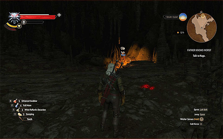 Place where Hugo is hiding - Father Knows Worst - Side quests - The Witcher 3: Blood and Wine Game Guide