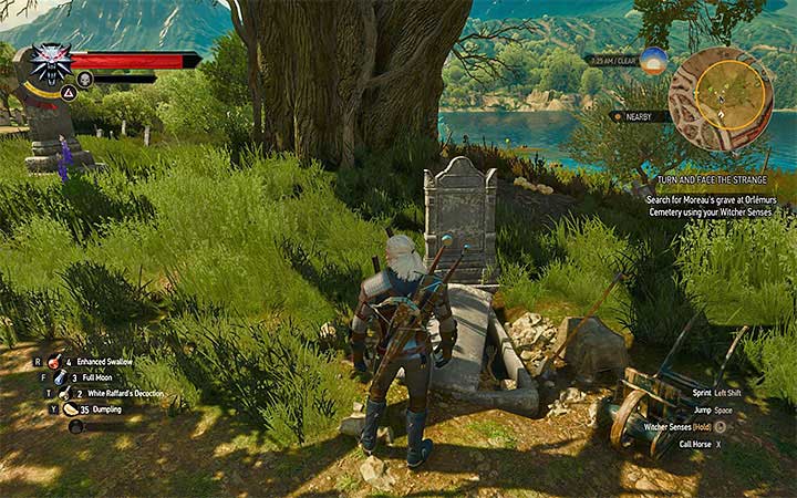 Olermurs Cemetery is located in the southern part of Beauclair (M4,2) - Turn and Face the Strange - quest which unlocks mutations - Side quests - The Witcher 3: Blood and Wine Game Guide