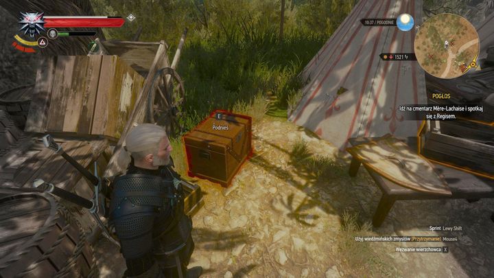 In the crate, there is a key and a report. - Locations and descriptions of all treasure hunts - Witcher contracts and Treasure hunts quests - The Witcher 3: Blood and Wine Game Guide
