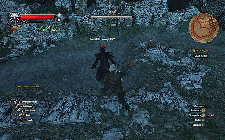 You can parry Dettlaffs attacks and then perform your own - Tesham Mutna - the final confrontation with Dettlaff - Main quests - The Witcher 3: Blood and Wine Game Guide