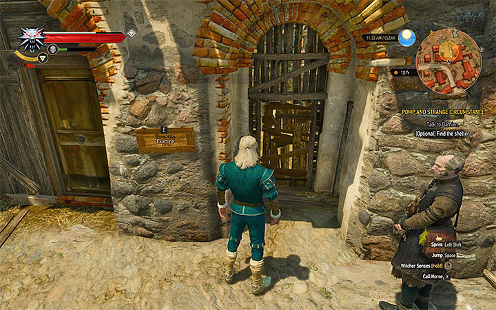 Entrance to the refuge for homeless - Pomp and Strange Circumstance - Main quests - The Witcher 3: Blood and Wine Game Guide