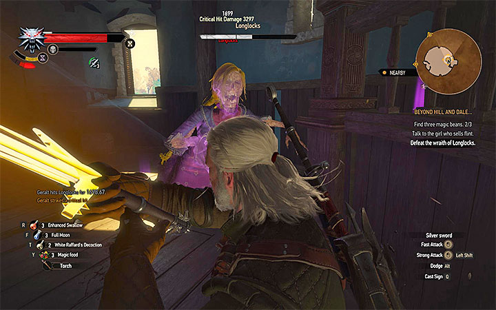 Use Yrden sign and attack the wraith whenever it appears inside the magic circle - Main quests bosses in The Witcher 3: Blood and Wine - All Boss Fights - The Witcher 3: Blood and Wine Game Guide