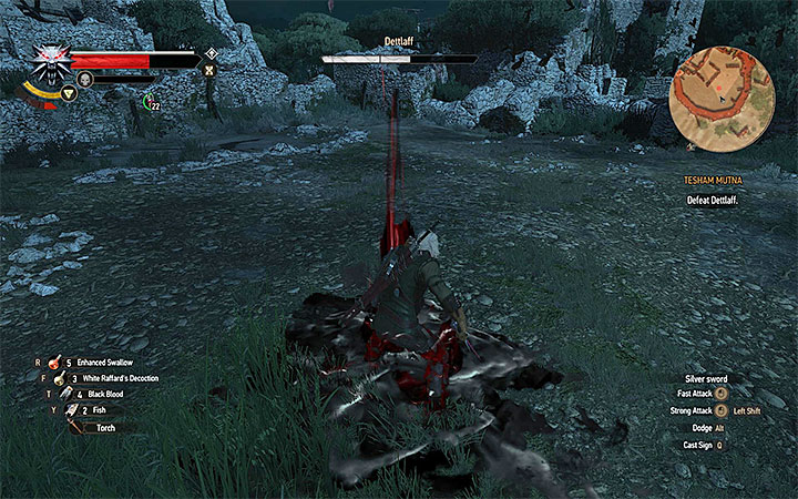 Dont get too close to the pillars of blood - Main quests bosses in The Witcher 3: Blood and Wine - All Boss Fights - The Witcher 3: Blood and Wine Game Guide