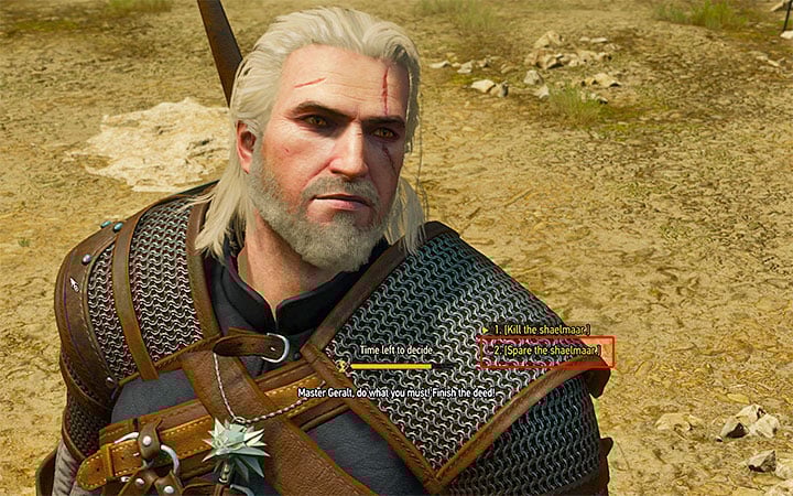 Spare the defeated Shaelmaar - There Can Be Only One - Five Trials of Virtue - Side quests - The Witcher 3: Blood and Wine Game Guide