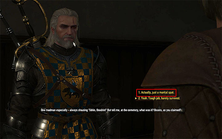 Tell Charles the truth about what happened at the cemetery - There Can Be Only One - Five Trials of Virtue - Side quests - The Witcher 3: Blood and Wine Game Guide