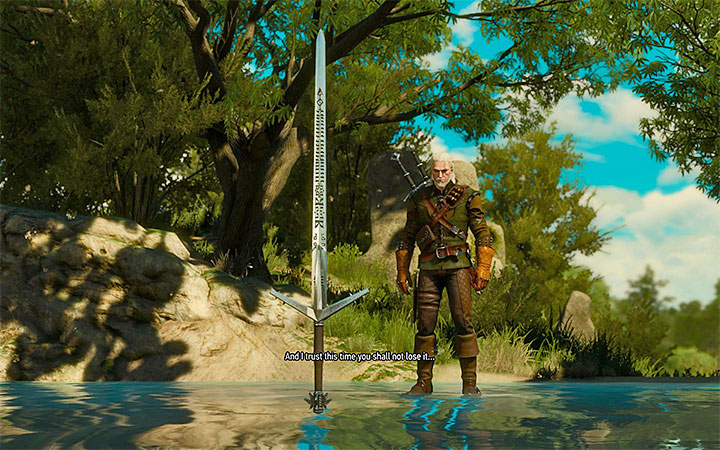 Your reward for the quest - sword Aerondight - There Can Be Only One - Five Trials of Virtue - Side quests - The Witcher 3: Blood and Wine Game Guide
