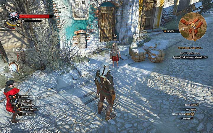 The place where you find the flint girl - Beyond Hill and Dale... - quest about finding Syanna - Main quests - The Witcher 3: Blood and Wine Game Guide