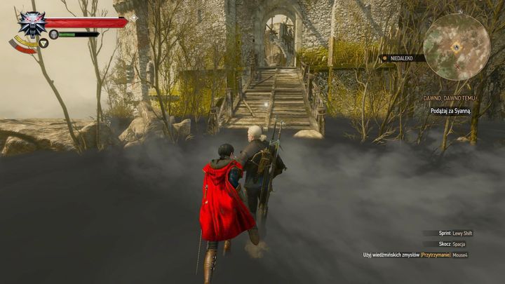 The magic firefly is on the bridge. - Beyond Hill and Dale... - quest about finding Syanna - Main quests - The Witcher 3: Blood and Wine Game Guide