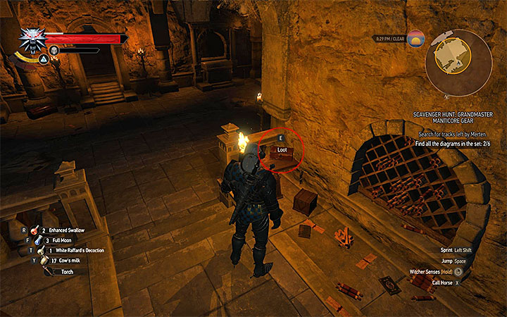 You have to be careful here, because as soon as youve destroyed the wall and entered a new room Geralt will be attacked by a level 40 Great Beggars Ghost - Scavenger Hunt: Grandmaster Manticore Gear - diagrams and item statistics - Grandmaster Witcher Gear - quests, diagrams and item statistics - The Witcher 3: Blood and Wine Game Guide