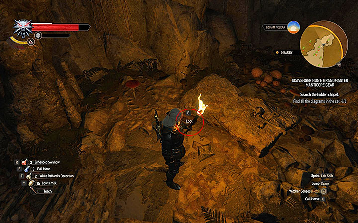 You may continue the exploration - Scavenger Hunt: Grandmaster Manticore Gear - diagrams and item statistics - Grandmaster Witcher Gear - quests, diagrams and item statistics - The Witcher 3: Blood and Wine Game Guide
