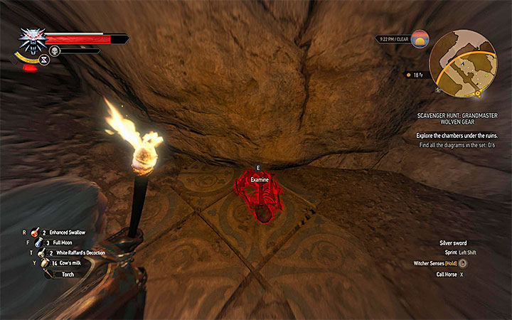 Walk to the further part of the dungeon - Scavenger Hunt: Grandmaster Wolven Gear - diagrams and item statistics - Grandmaster Witcher Gear - quests, diagrams and item statistics - The Witcher 3: Blood and Wine Game Guide