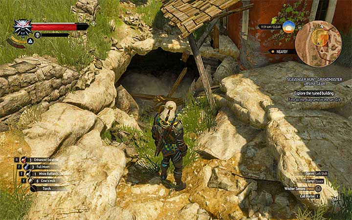 The trail of the lost Witcher leads to the Flavive village in the eastern part of map - Scavenger Hunt: Grandmaster Ursine Gear - diagrams and item statistics - Grandmaster Witcher Gear - quests, diagrams and item statistics - The Witcher 3: Blood and Wine Game Guide