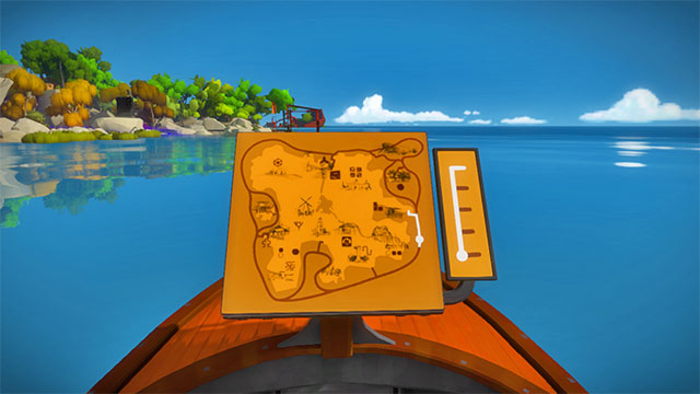 During your journey around the island, you will also find a boat - Isle map of The Witness - The basics - The Witness Game Guide & Walkthrough