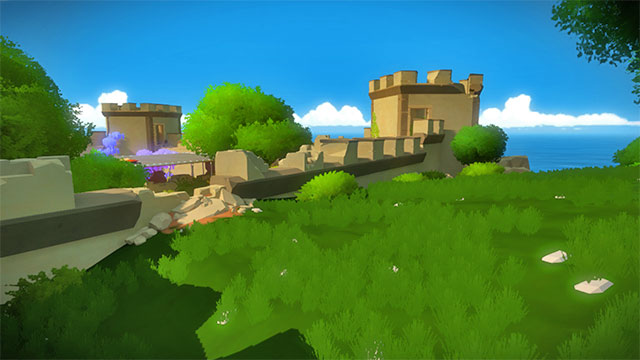 Leave the fort and follow the path - Collectibles | The fort in The Witness - The fort - The Witness Game Guide & Walkthrough