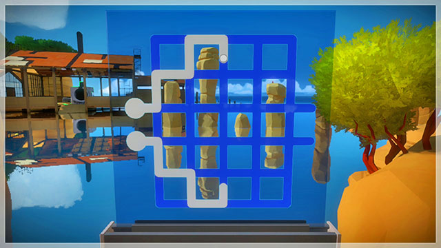 In this location, there also is an optional set of puzzles - Walkthrough | Rock in The Witness - Rock - The Witness Game Guide & Walkthrough