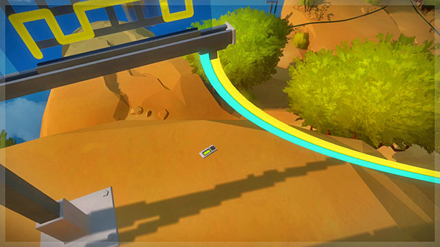 The first audiolog on the rock can be found under the set of riddles with the disappearing yellow ray - Collectibles | Rock in The Witness - Rock - The Witness Game Guide & Walkthrough