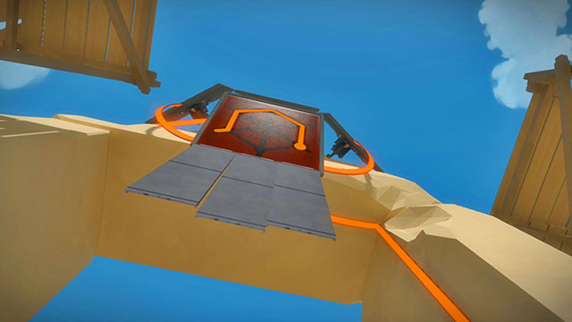 The surface, the unlocked panel - Puzzle solutions | Temple of the Sun in The Witness - Temple of the Sun - The Witness Game Guide & Walkthrough