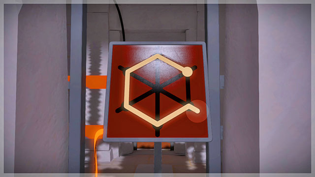 The second floor of the underground, the first panel - Puzzle solutions | Temple of the Sun in The Witness - Temple of the Sun - The Witness Game Guide & Walkthrough