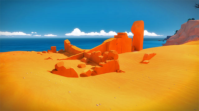 There is one audiolog near the Desert Ruins - Collectibles | Temple of the Sun in The Witness - Temple of the Sun - The Witness Game Guide & Walkthrough