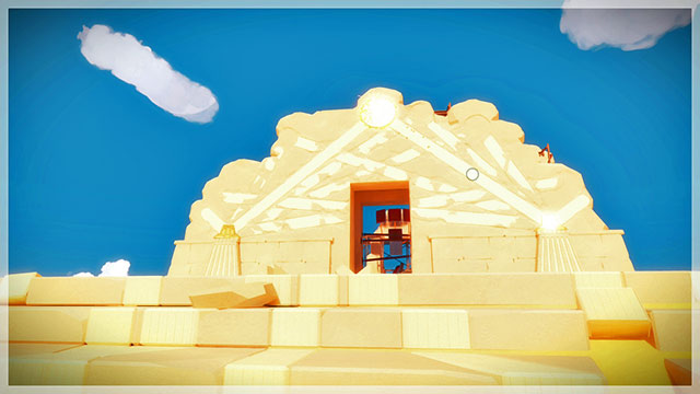 You find two more puzzles in front of the temple entrance - Collectibles | Temple of the Sun in The Witness - Temple of the Sun - The Witness Game Guide & Walkthrough