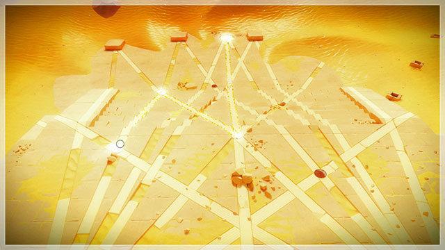 This path is a little bit more complicated than the previous one - Collectibles | Temple of the Sun in The Witness - Temple of the Sun - The Witness Game Guide & Walkthrough
